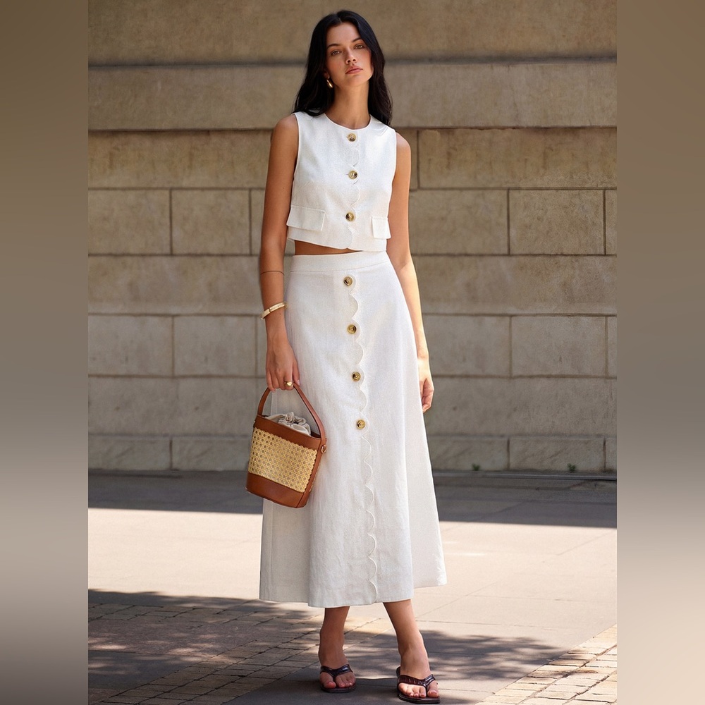 Commense skirt top set